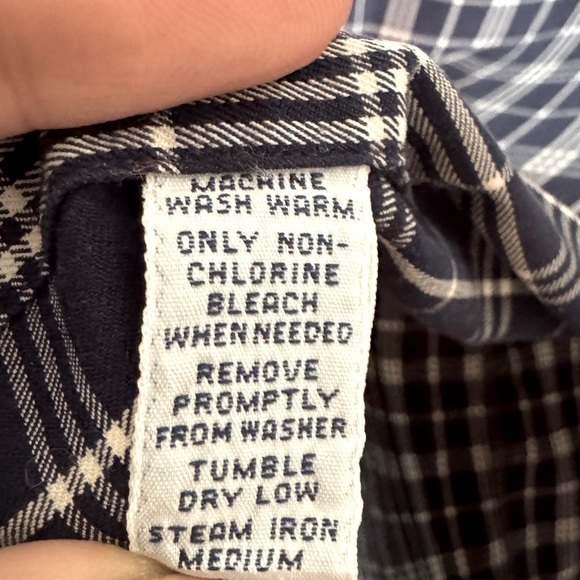 Vintage Polo Ralph Lauren Men's Plaid Cotton Shirt - Picture 6 of 6